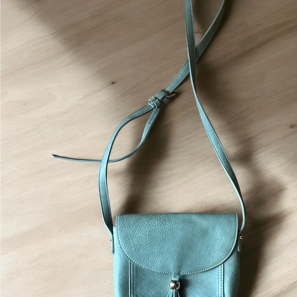 Antik Kraft Blue Crossbody Bag with Adjustable Strap